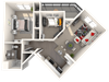 Villa - Two bedroom, one bathroom at FountainGlen Temeucla